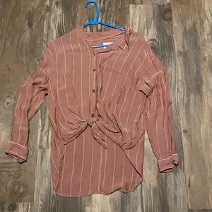 tie up blouse